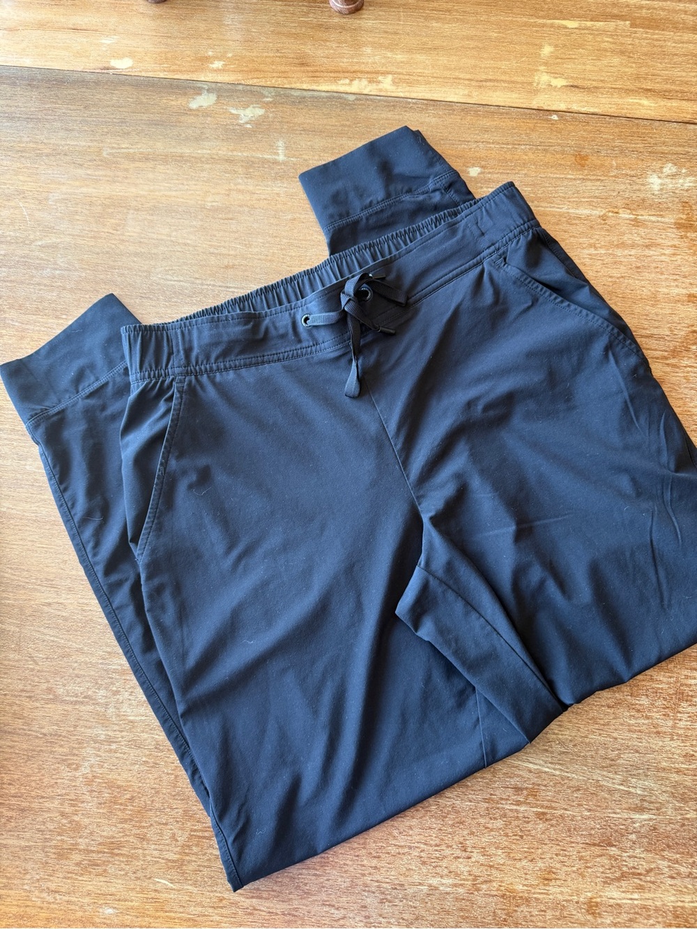 Eddie Bauer Black Women's Drawstring Track Pants